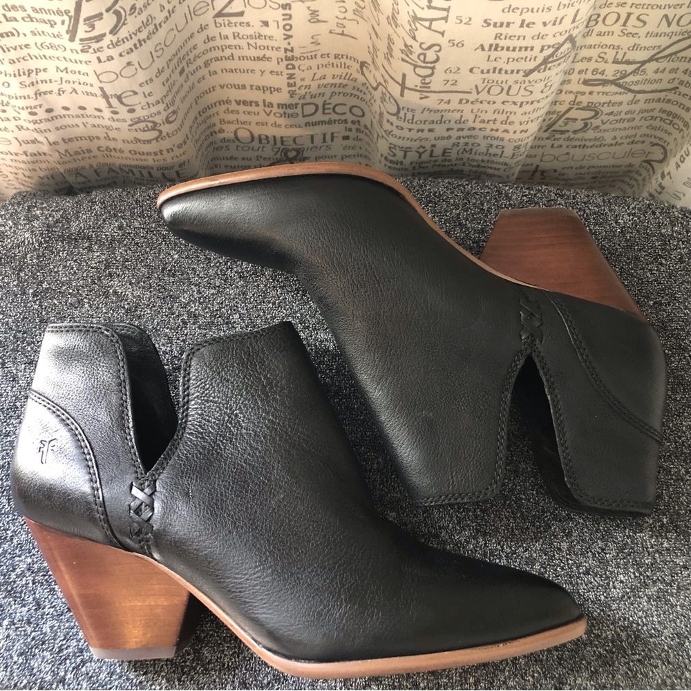 Frye Reina Ankle Boots Sz 9 - Picture 4 of 15